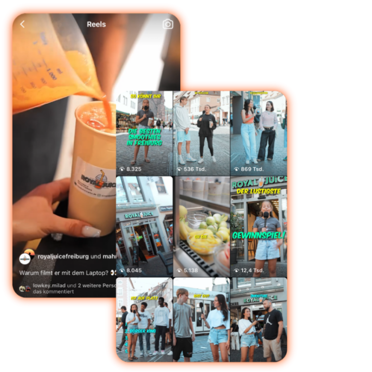 Videoproduktion für Royal Juice Freiburg von mws marketing