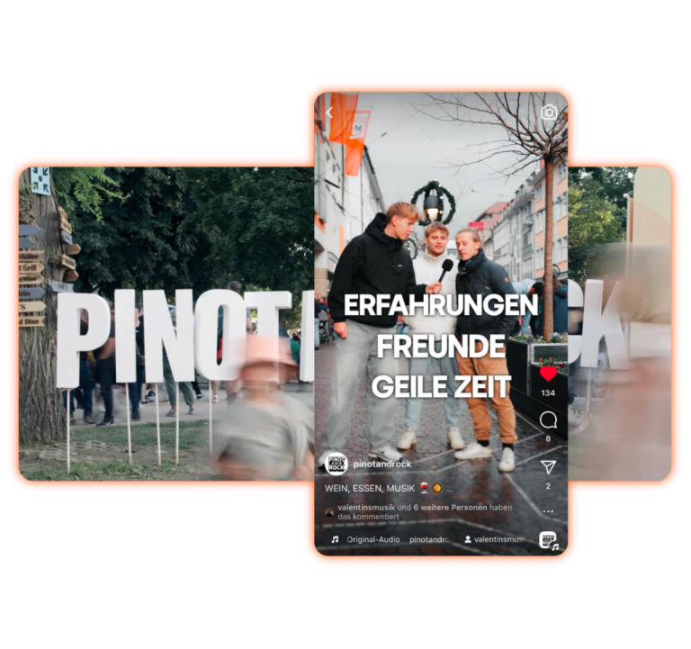 Social Media Videos von mws marketing für Pinot and Rock
