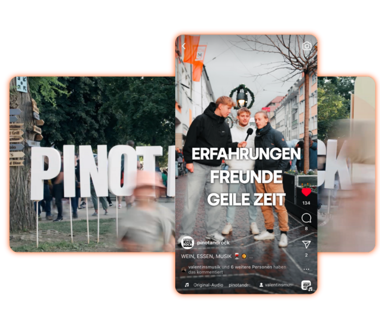 Videoproduktion für Pinot und Rock von mws.marketing